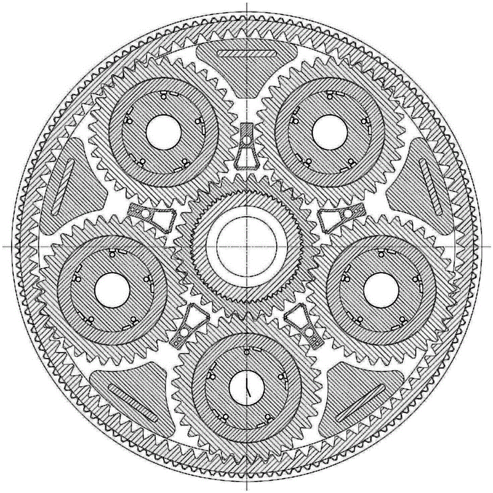 Lubricating oil circuit system and planetary gear reducer for aircraft planetary gear reducer