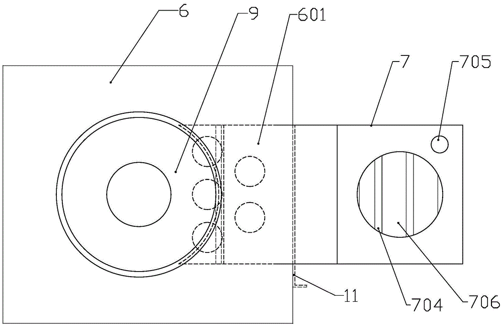 Double flue direct-fired heating furnace