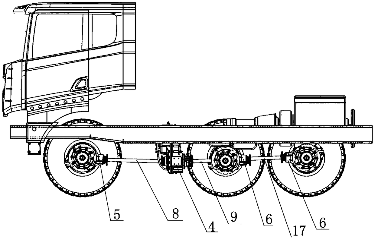 Off-road vehicle with rear engine and using method thereof