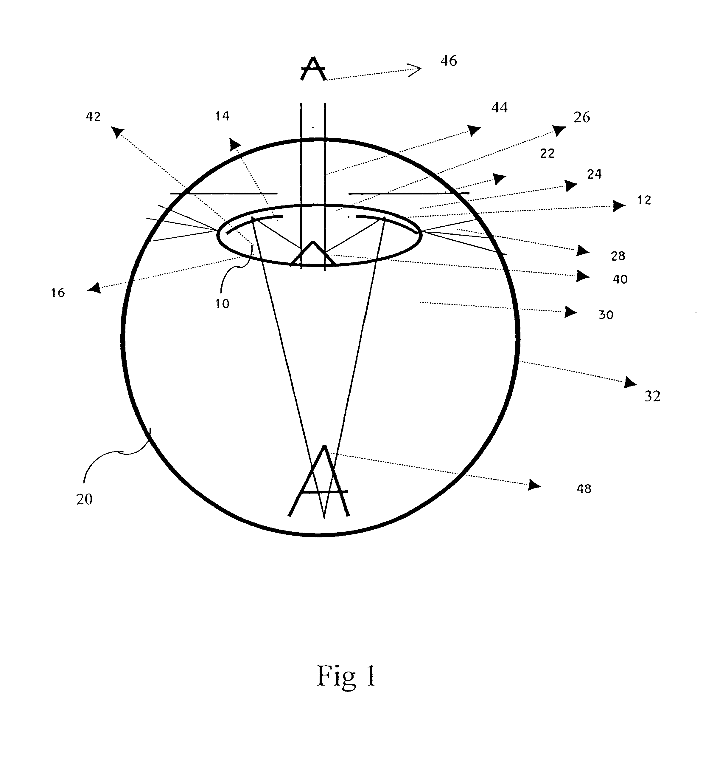 Intraocular lens implant with mirror