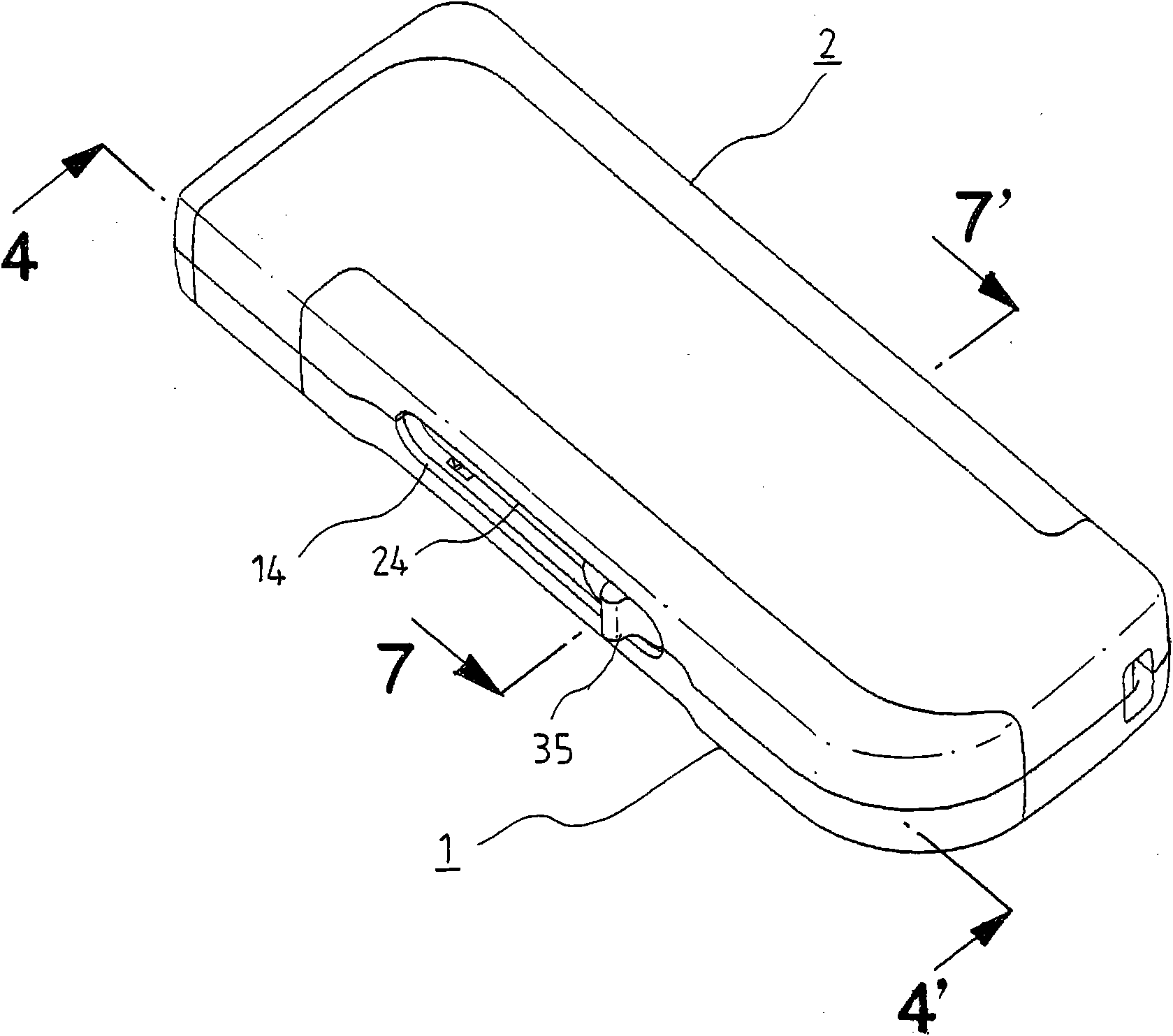 Telescopic structure of portable U disk