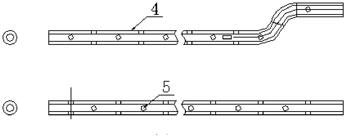 Casting method of sand core oil tube of internal combustion engine