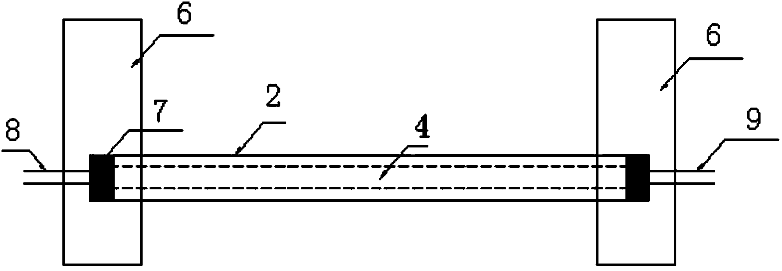 Casting method of sand core oil tube of internal combustion engine