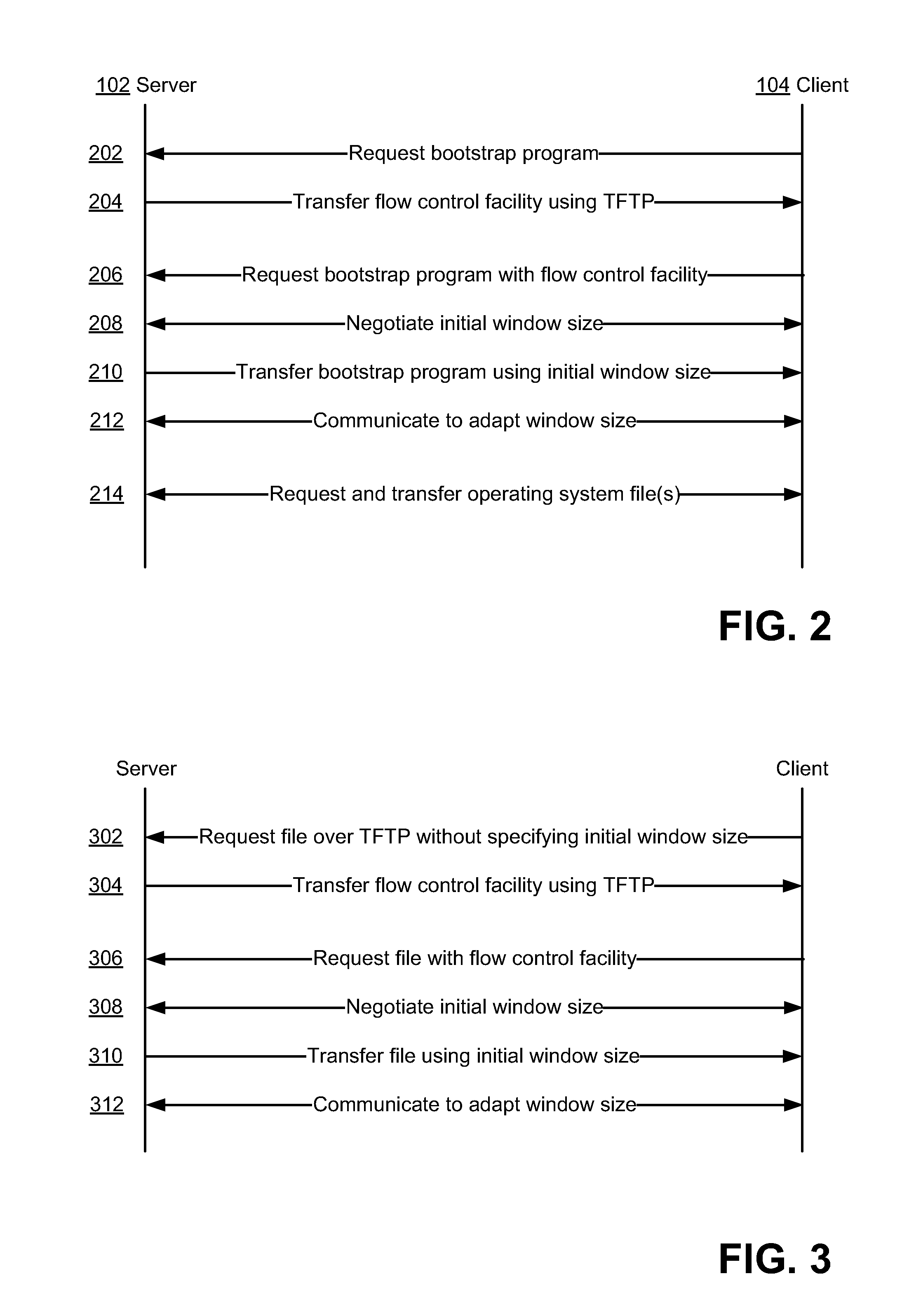 Client-adjustable window size for connectionless transfer protocols