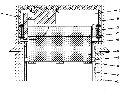 Double-track inorganic folding fireproof shutter door