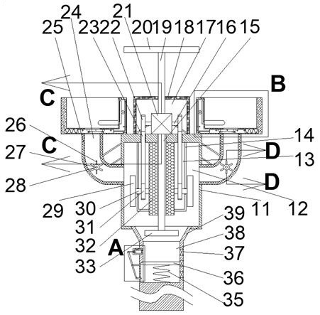 Agricultural automatic pesticide spraying and insect expelling equipment capable of generating power by wind power and rainwater