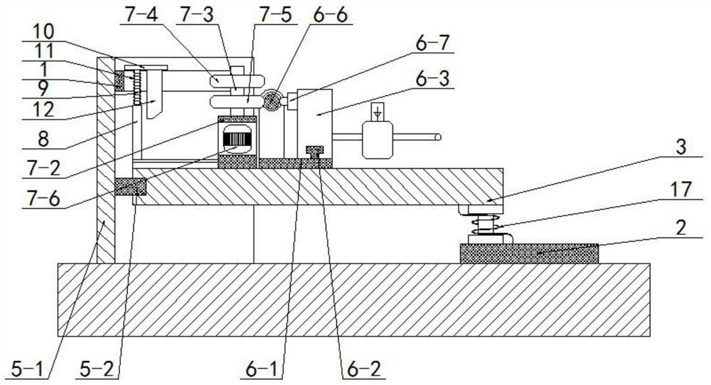 A clamping transmission device for finishing a positioning pin