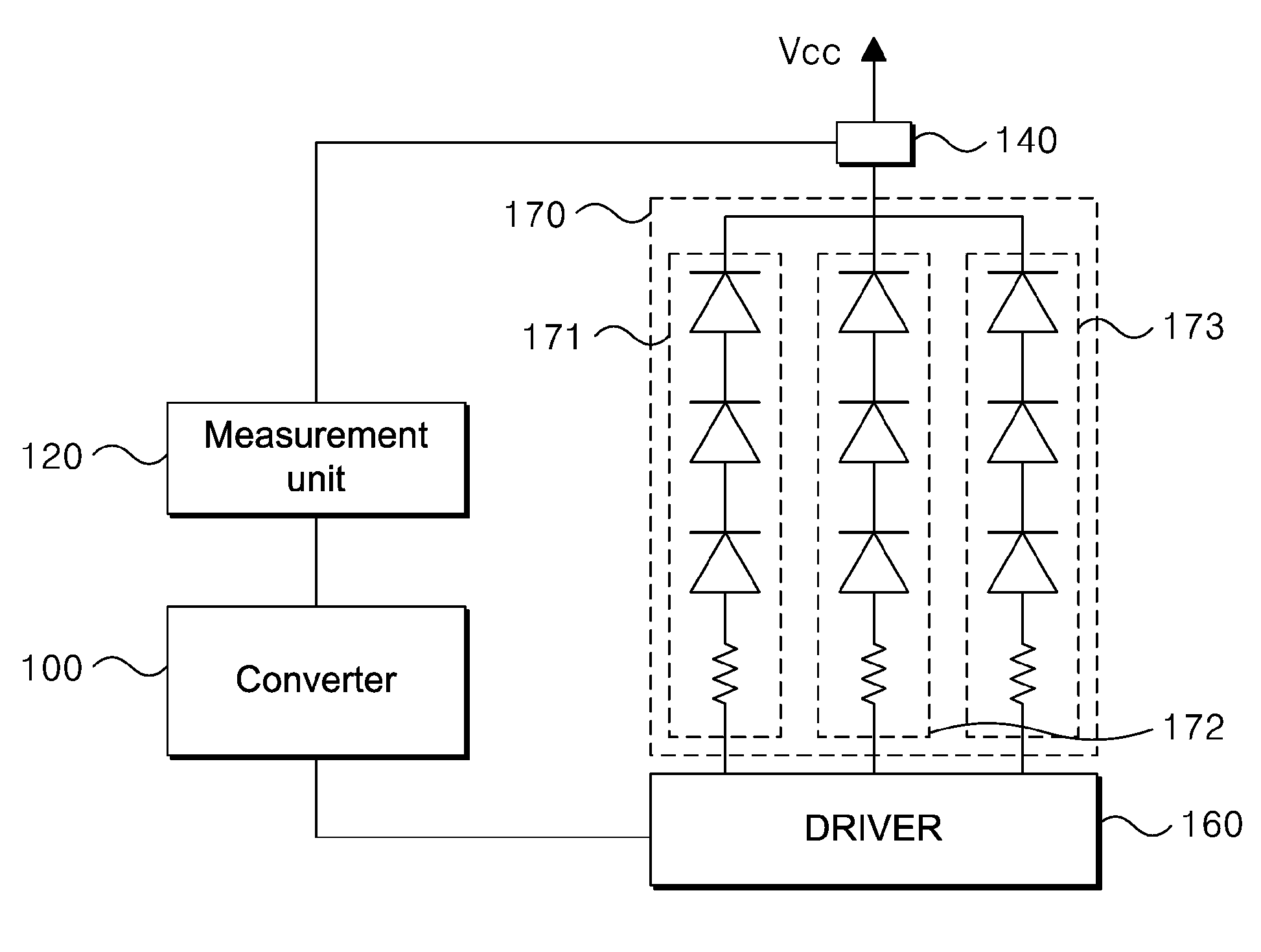 LED lighting control system