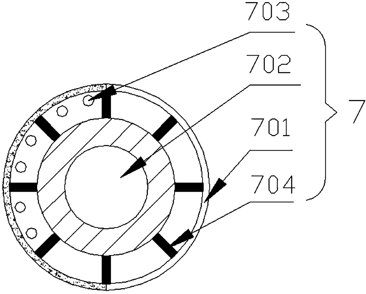 Material breaking equipment for brick making