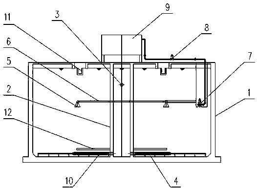 Variable-speed up-flow hydrolysis acidification reactor