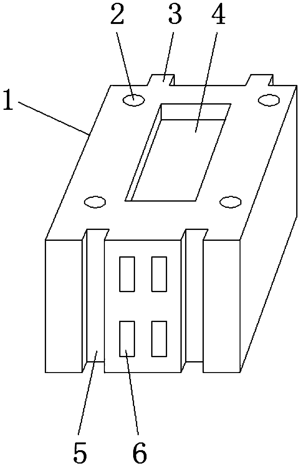 Concrete block with sound insulation function