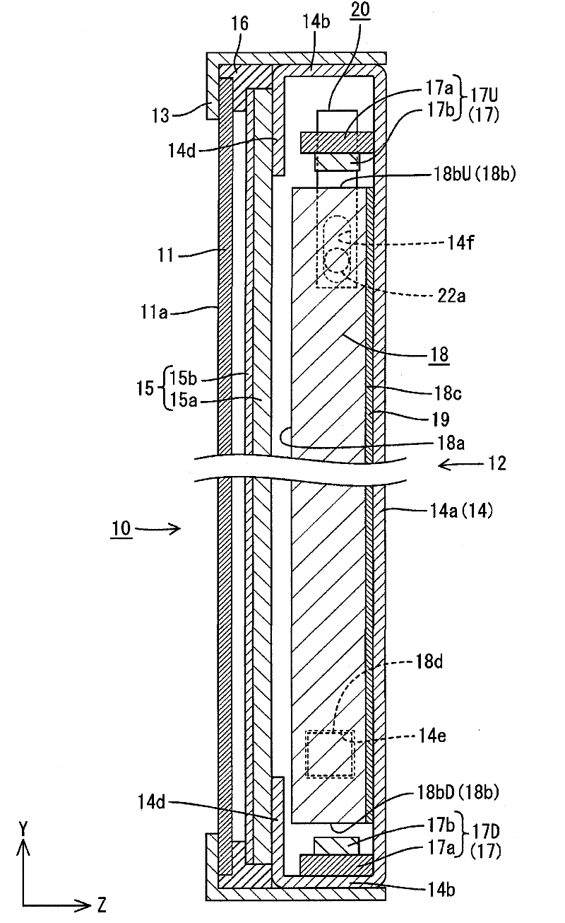 Lighting device, display device and television receiver