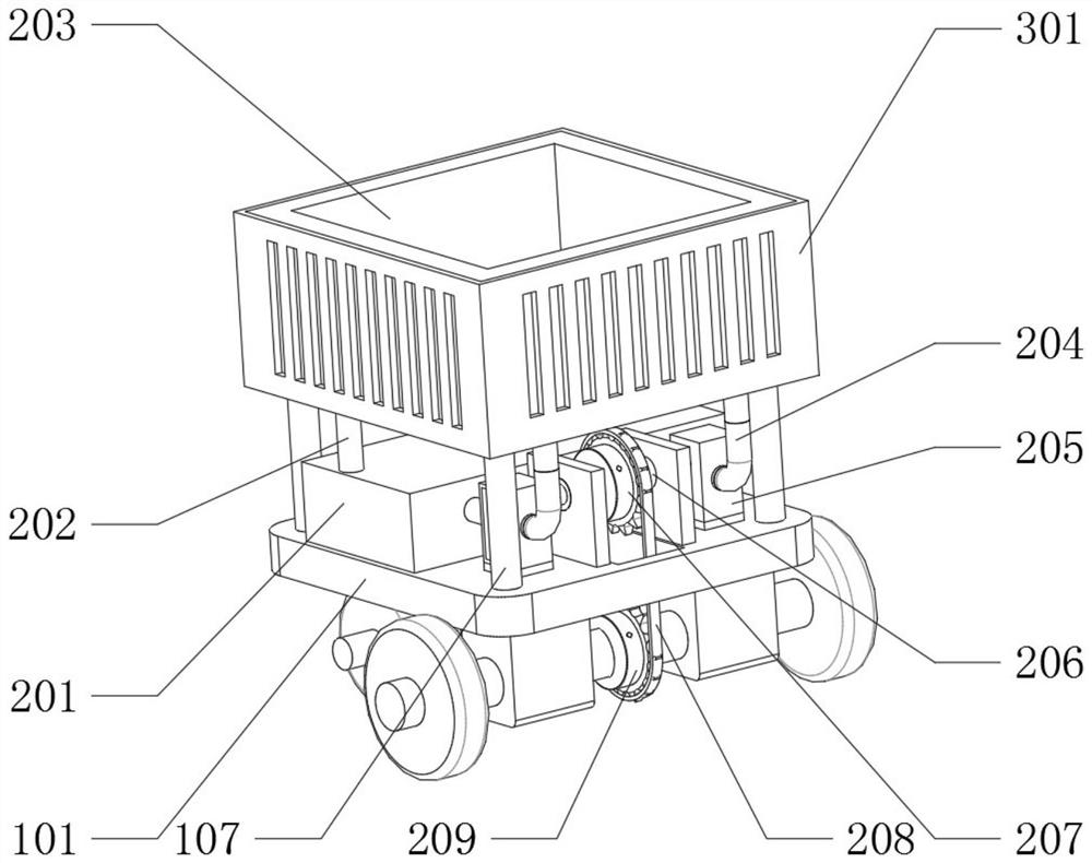 Movable cooling device of total station storage box