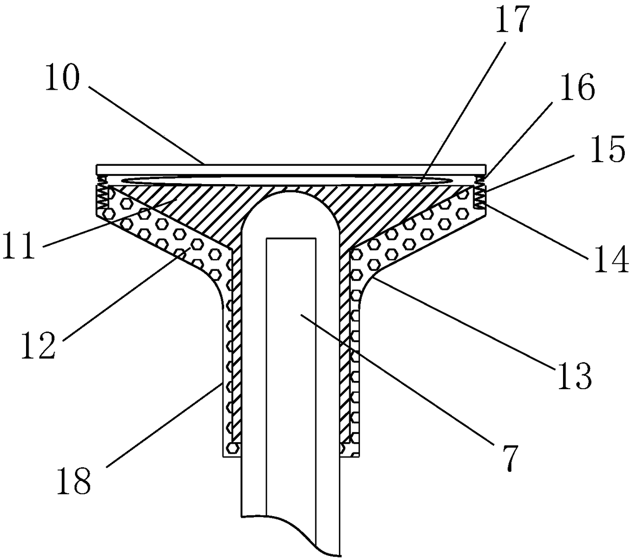 Highway old road reconstruction inorganic medium heat pipe road snow melting system and construction method thereof