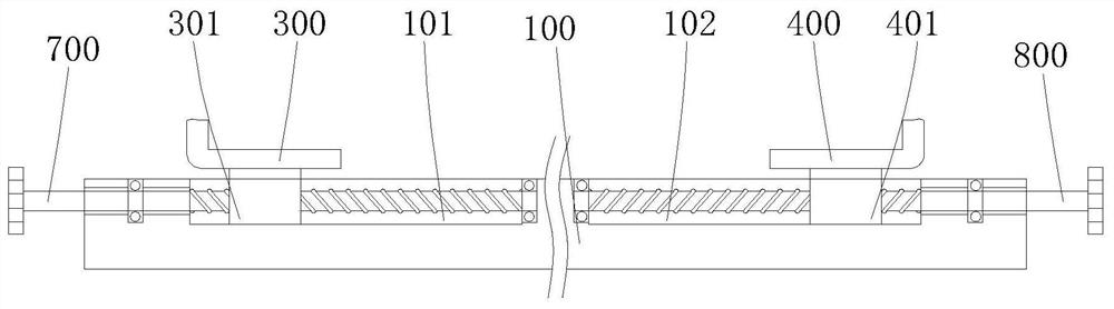 A clamping device for processing flexible circuit boards of optoelectronic products