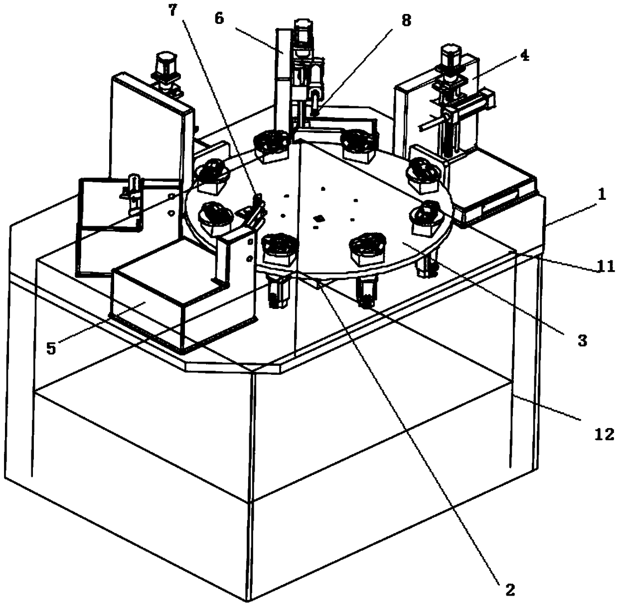 A casting surface treatment device