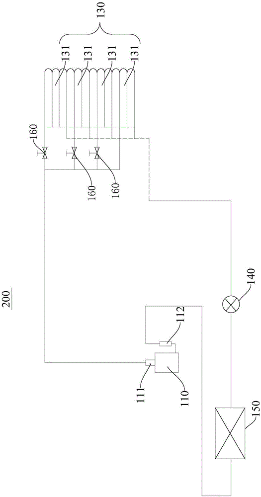 Cooling-heating type air conditioning system and cooling air conditioning system