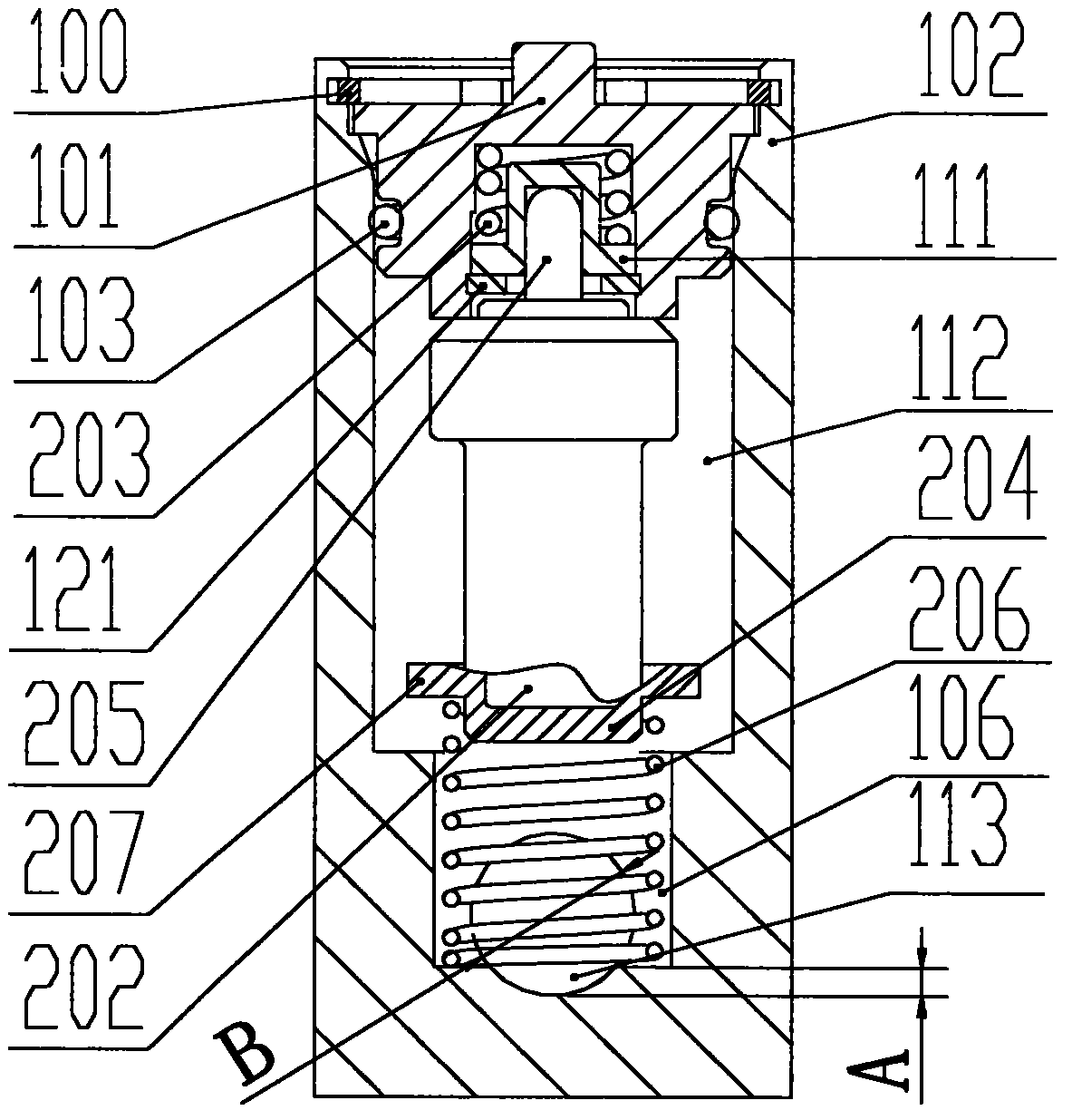 End cover assembly for temperature regulator