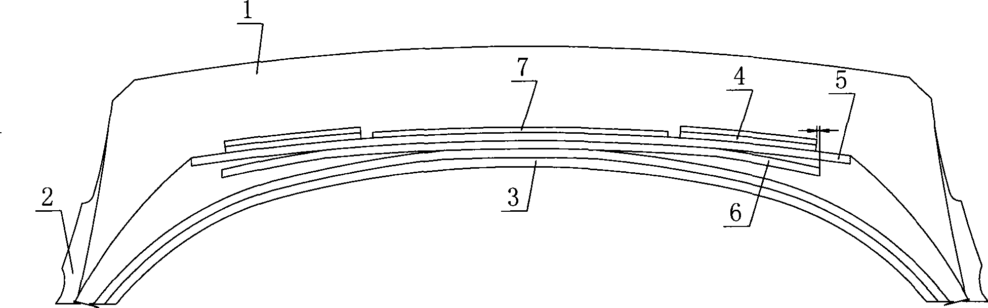 All-steel radial tire with zero degree undertread structure