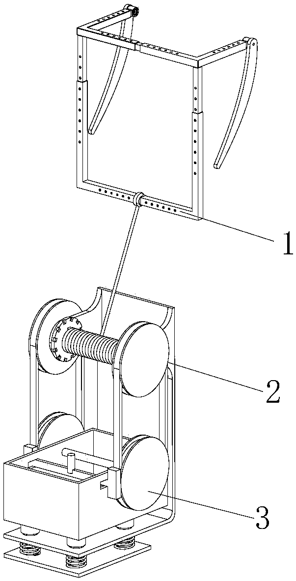 Rapid escape equipment for high floor