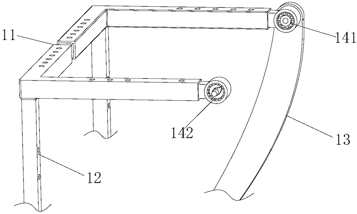 Rapid escape equipment for high floor