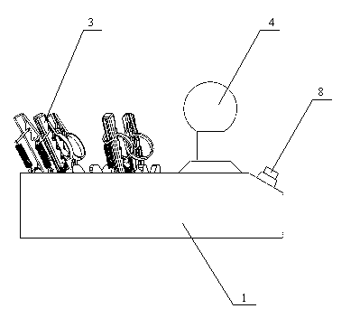 Finger muscle force training recovery apparatus