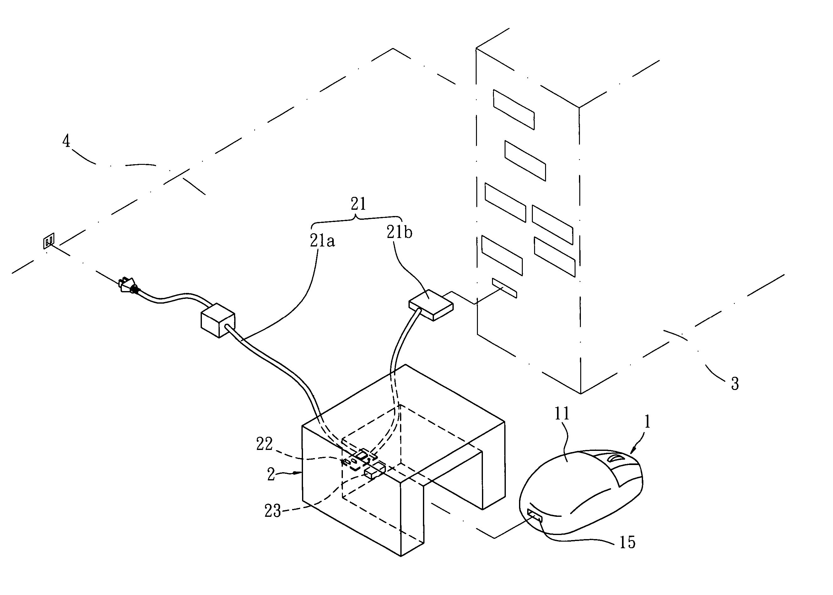 Charging device and its charging method of self-moving type of mouse