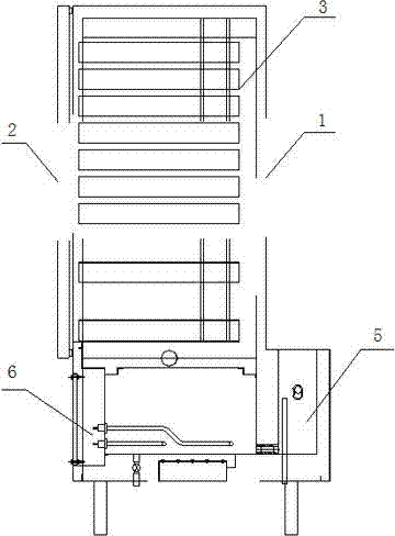 Rice steaming cabinet