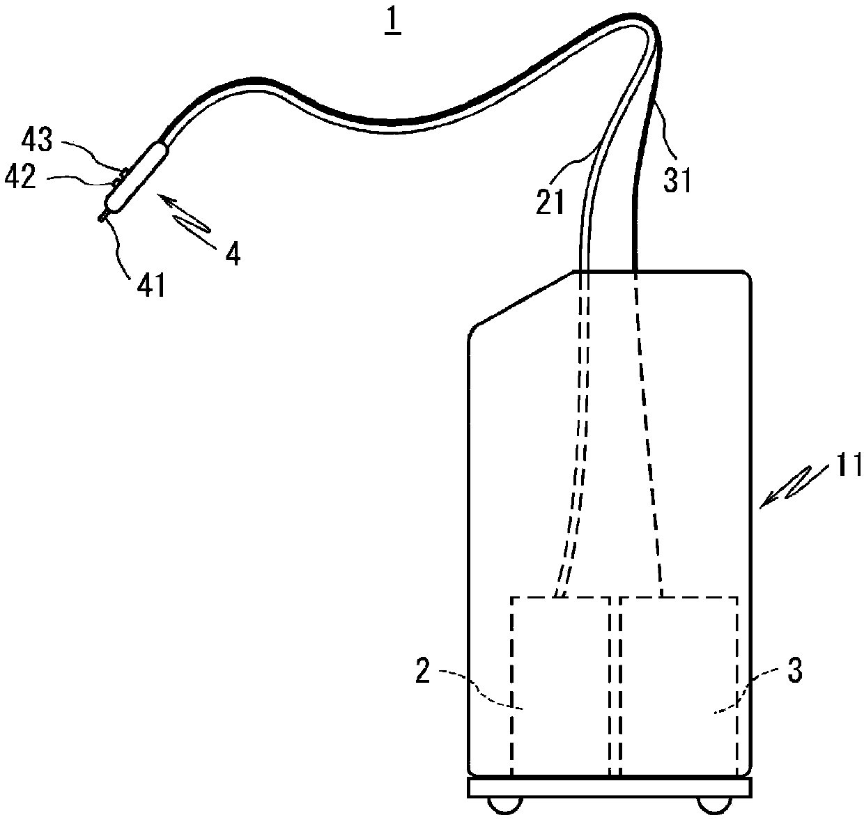 Dental laser treatment apparatus