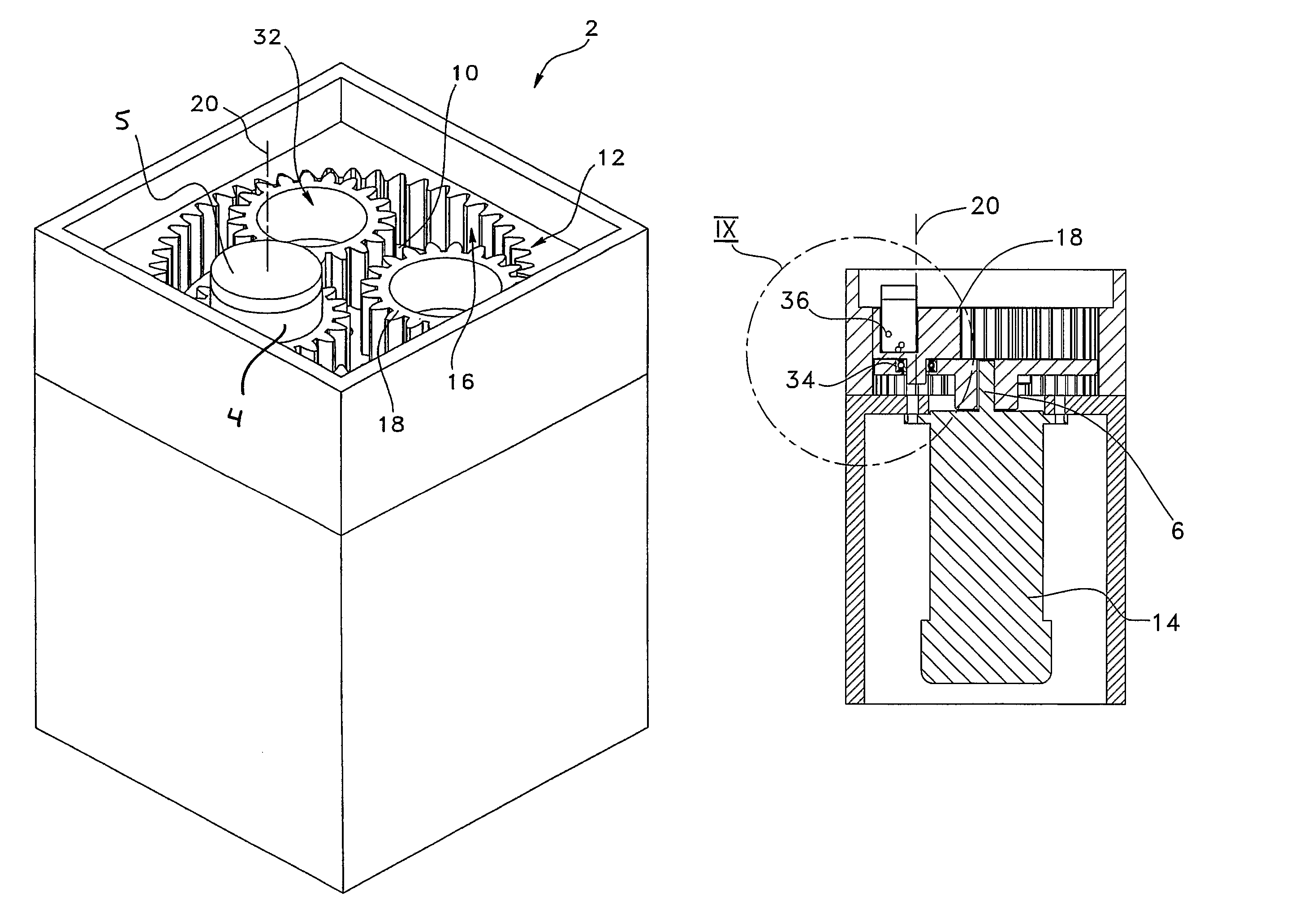 Bladeless mixer with planetary motion