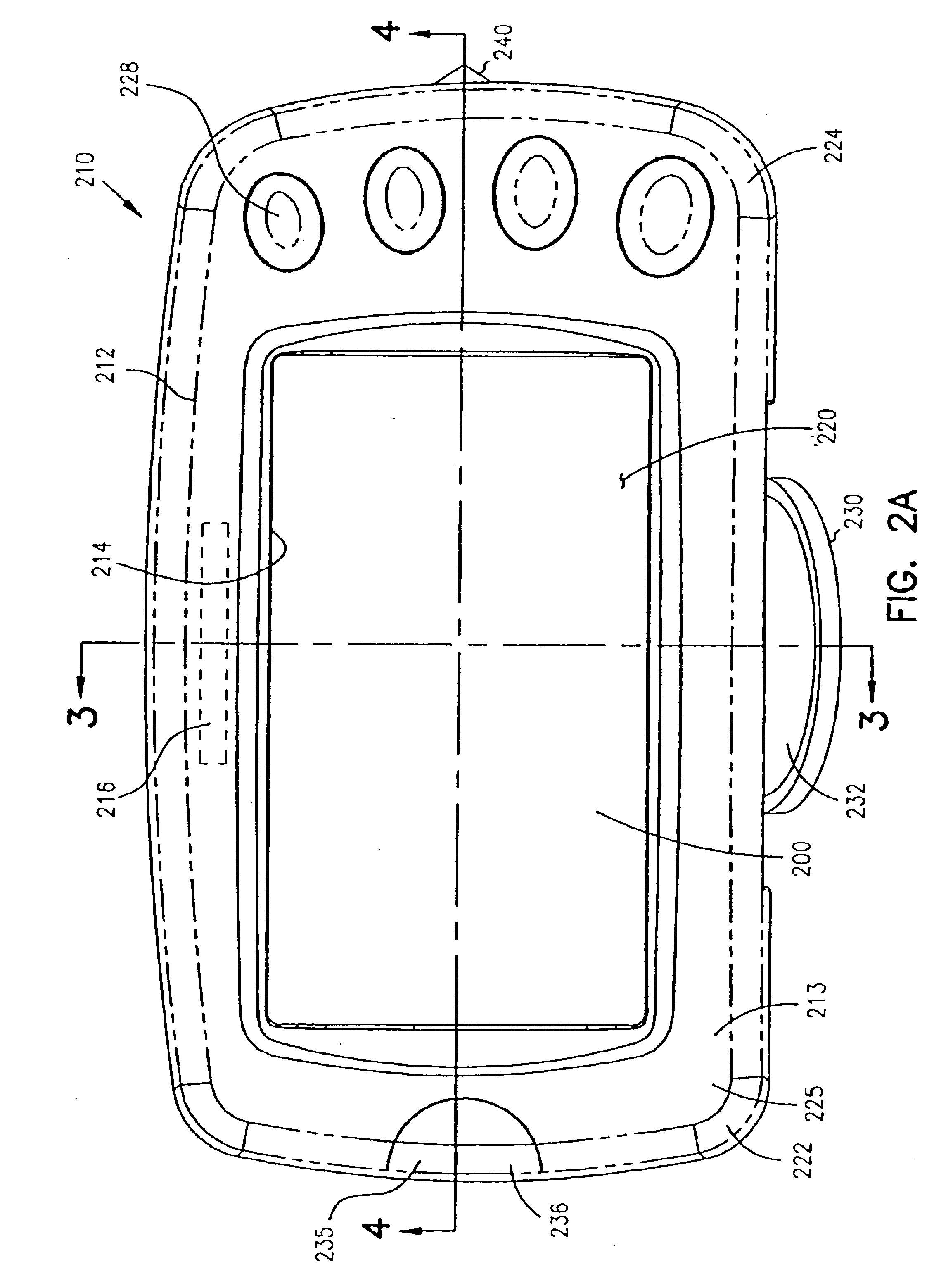 Rugged, waterproof, navigation device with touch panel