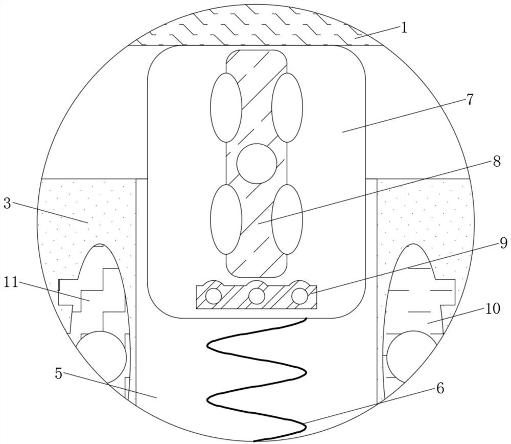 Lenz's law mis-unplugging prevention socket for illumination lamp