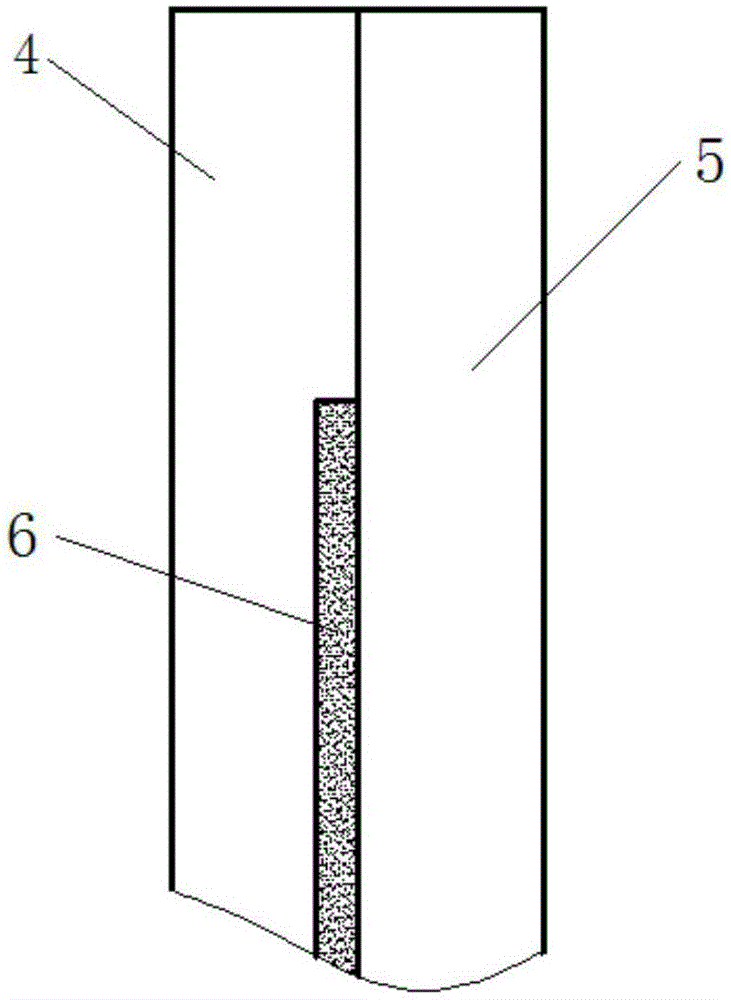 Interference performance clamping plate type cascading test device and method for smoke screen