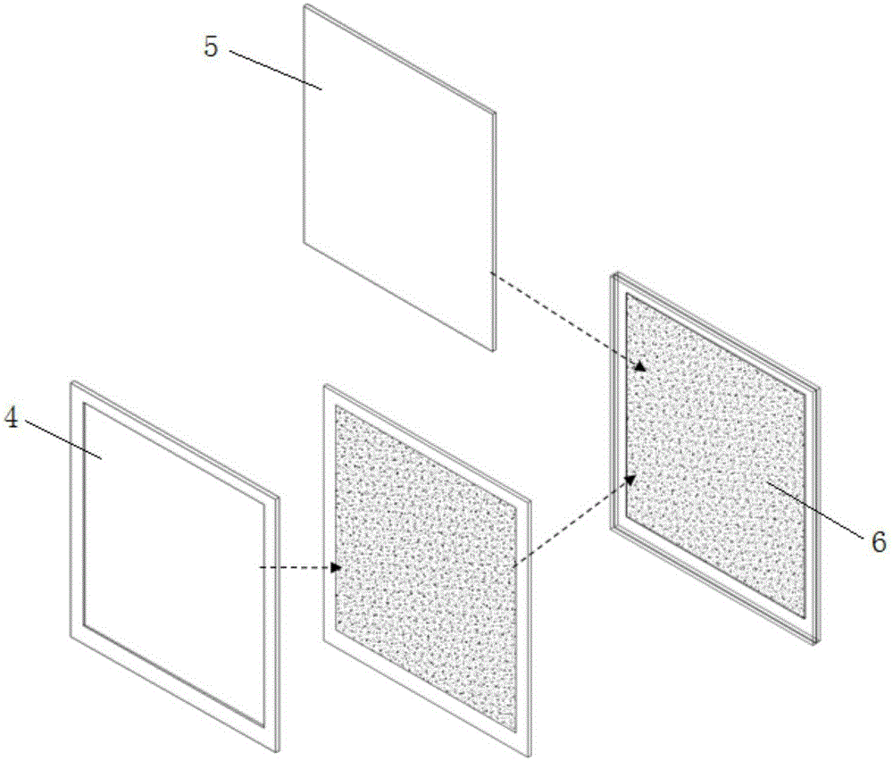 Interference performance clamping plate type cascading test device and method for smoke screen