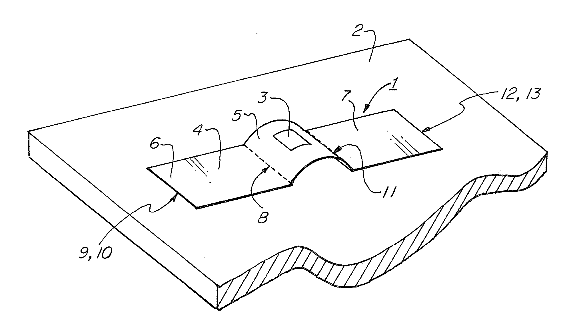 RFID Chip Employing An Air Gap Buffer