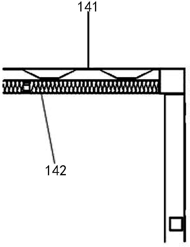 Open type infrared temperature measurement disinfection module structure, construction method and using method