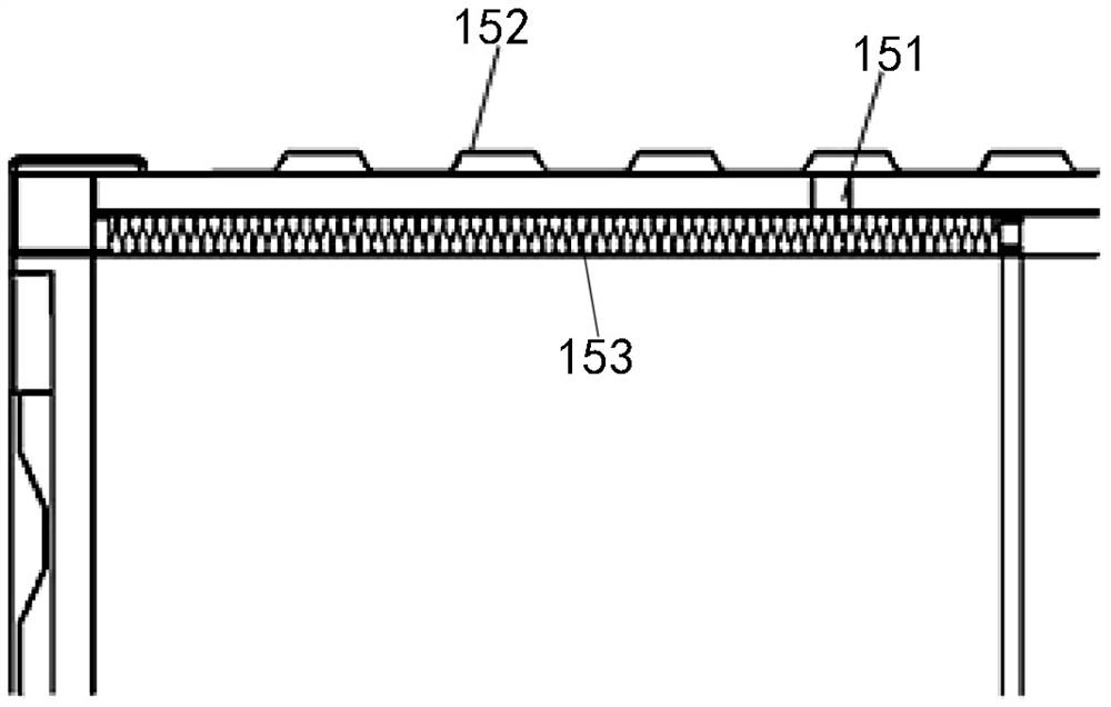 Open type infrared temperature measurement disinfection module structure, construction method and using method