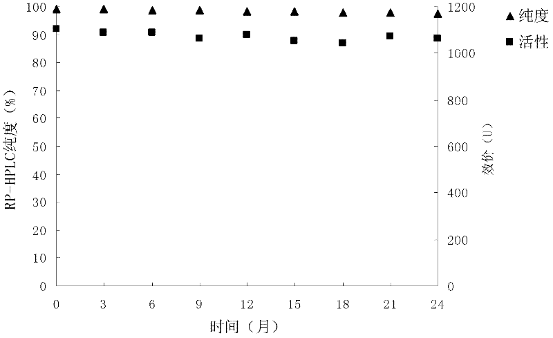 Medicinal composition of recombinant carboxypeptidase G2