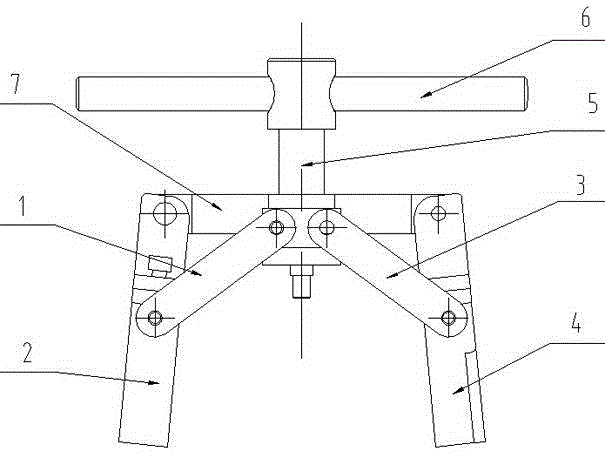 Tool capable of quickly disassembling closing spring of circuit breaker