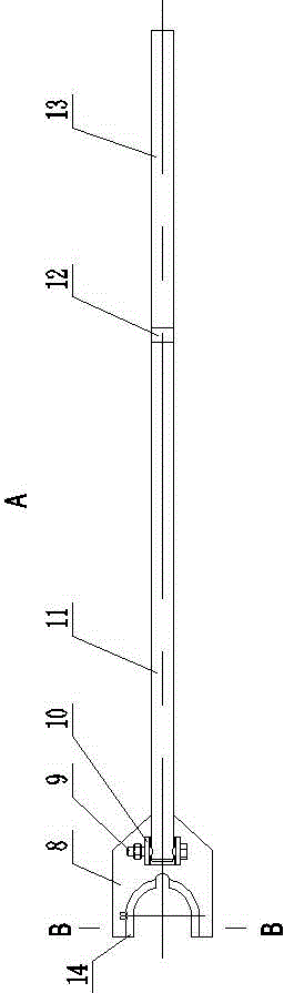 Tool capable of quickly disassembling closing spring of circuit breaker