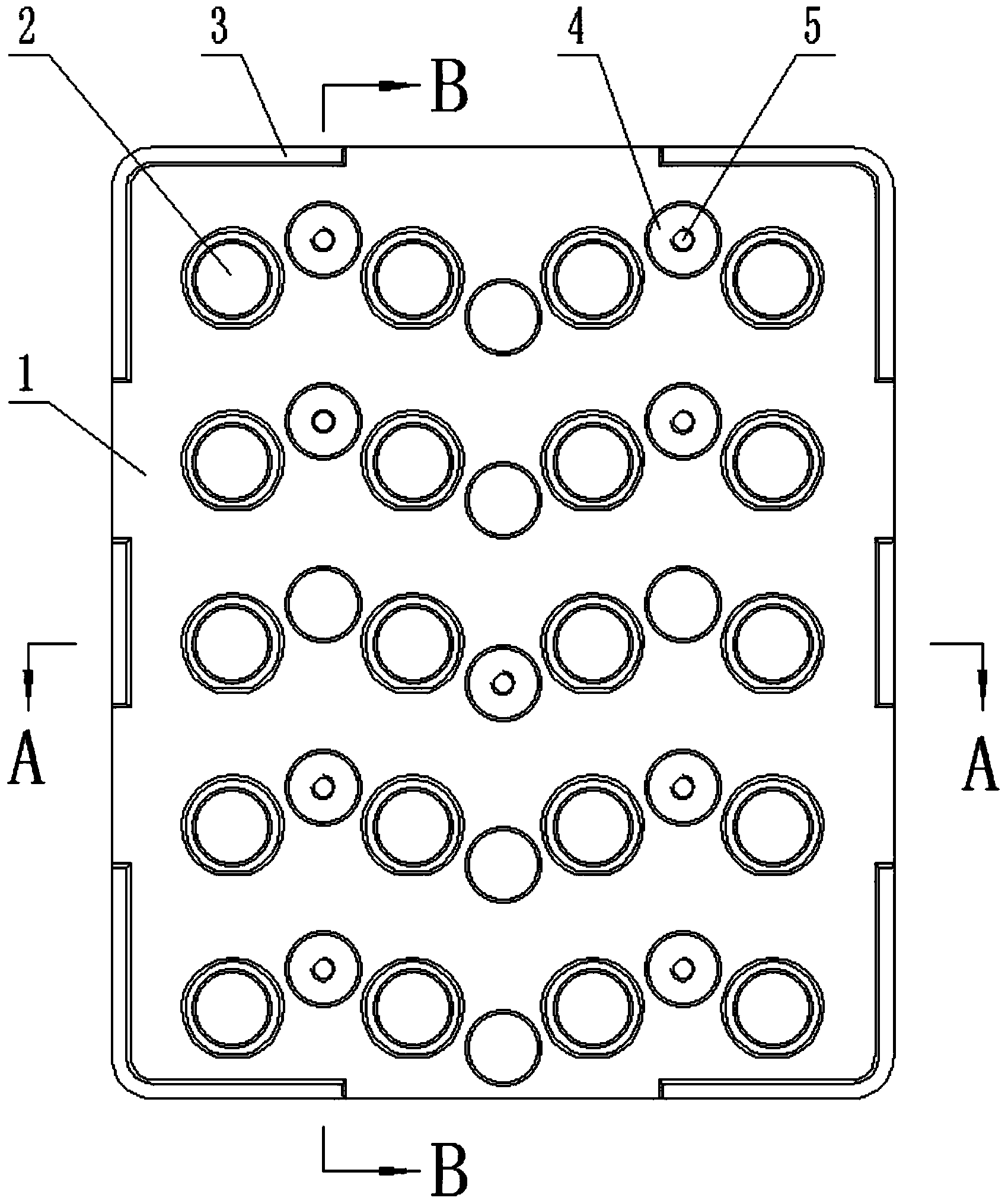 Fixing clamp used for welding of buttons on button board and welding method