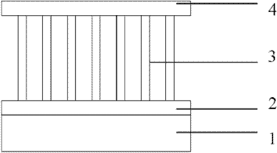 Multichannel carbon nanotube sensor and preparation method thereof