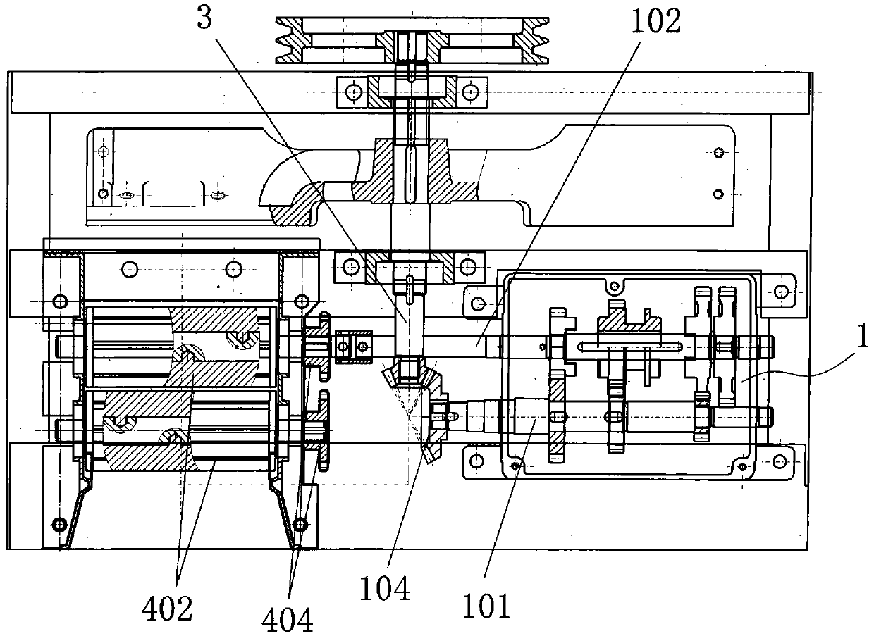 Straw breaker multi-roller linkage feeding mechanism