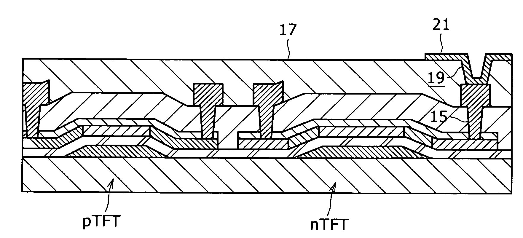 Method for production of thin-film semiconductor device