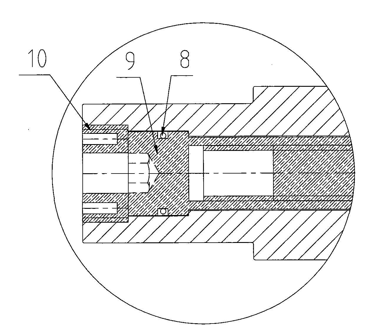 Clutch mechanism and transmission device of hole opening machine using clutch mechanism