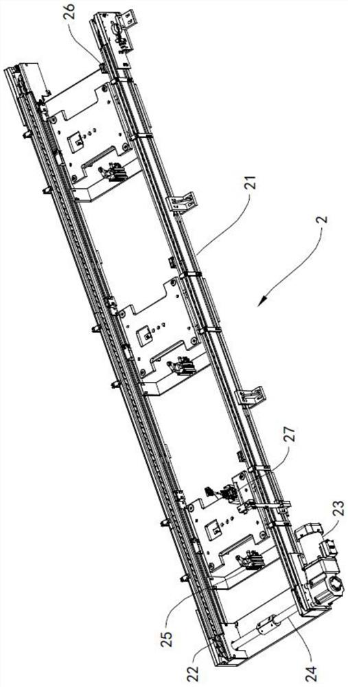 Material moving mechanism and air tightness detection device