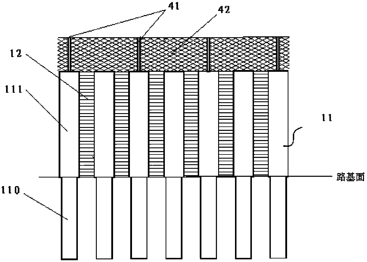 Protection method for rock fall in deep excavation road cutting