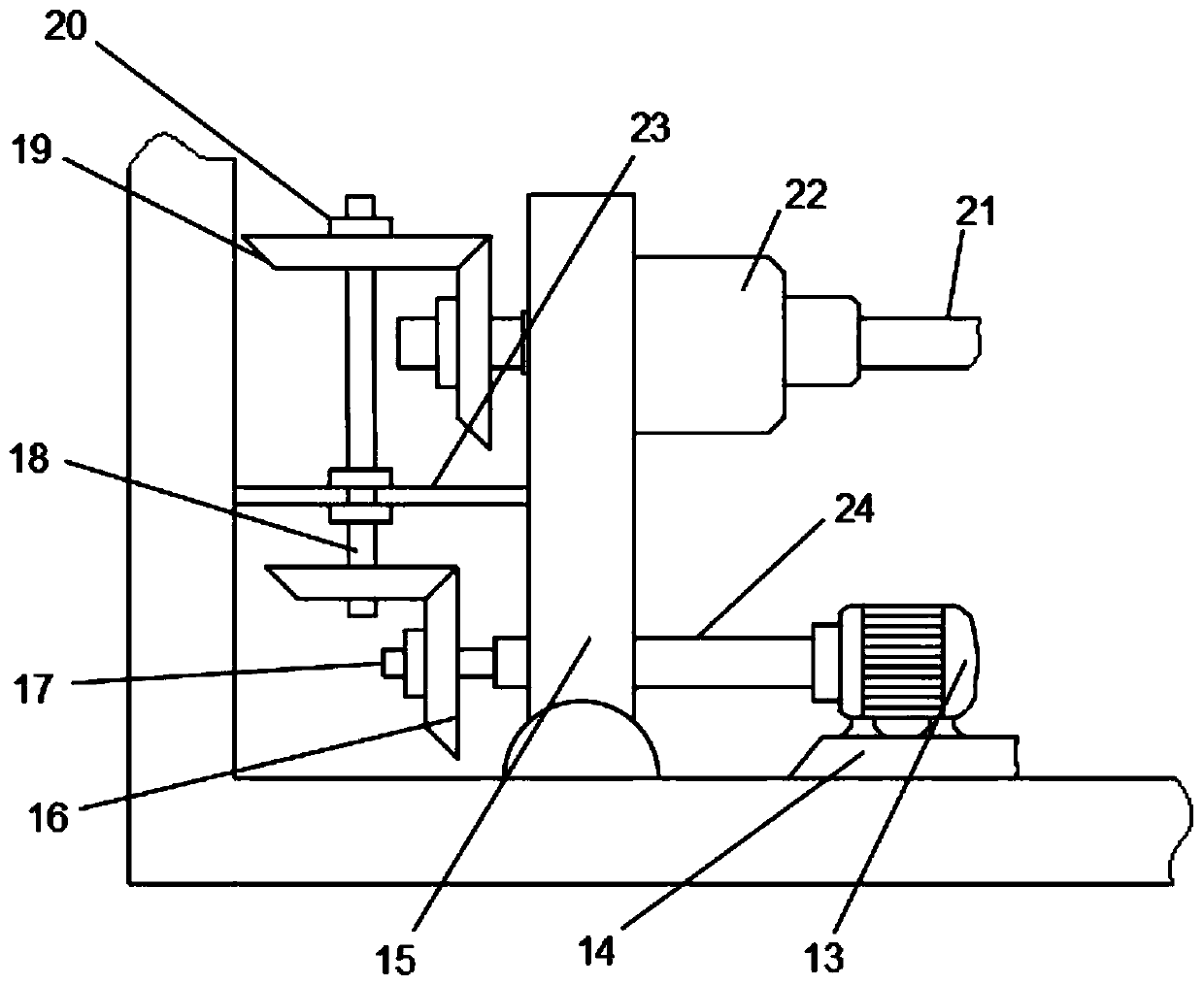 Winding equipment for yarn of roving frame