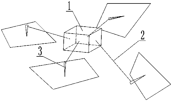 Foundation crack collapse alarm device