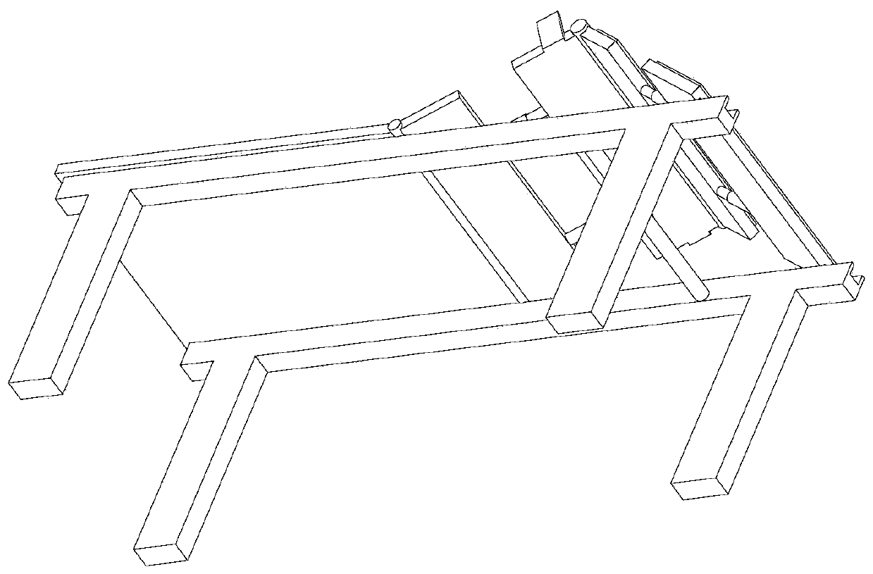 Leg recovery exercise device special for rehabilitation department